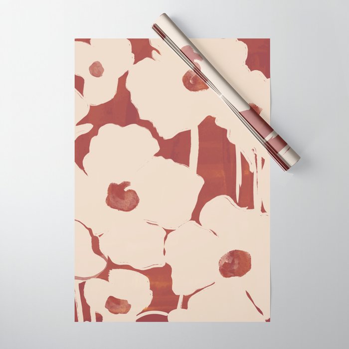 Abstract Flowers 6 Wrapping Paper Gallery Image 1