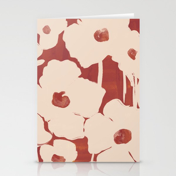 Abstract Flowers 6 Stationery Card Gallery Image 2