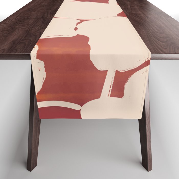 Abstract Flowers 6 Table Runner Gallery Image 1