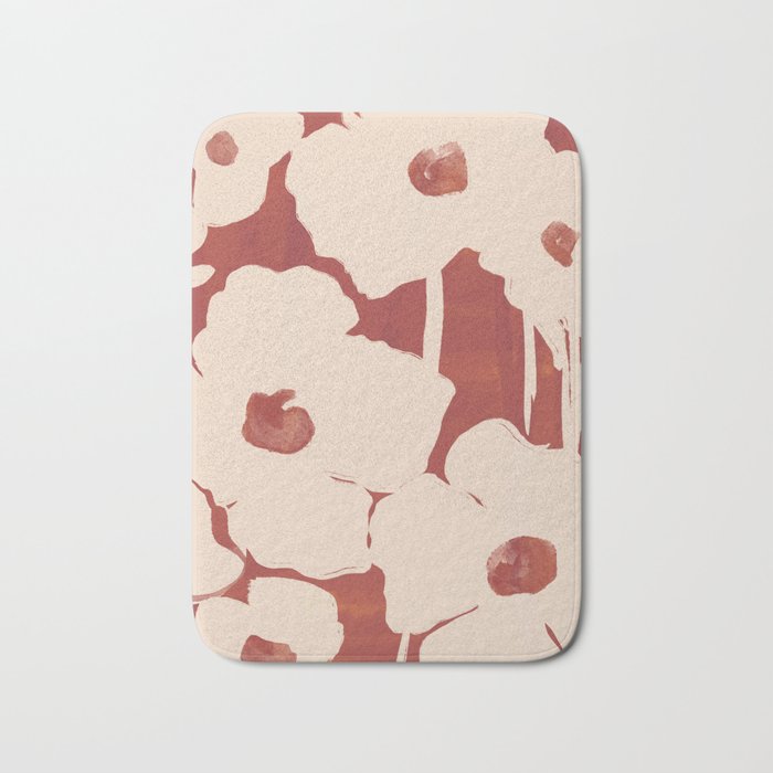 Abstract Flowers 6 Bath Mat Gallery Image 1