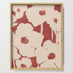 Abstract Flowers 6 Serving Tray Gallery Image 1