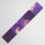 Vaporwave sky 3 / Circles / 80s / 90s / aesthetic Table Runner Gallery Image 3
