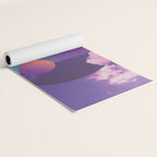 Vaporwave sky 3 / Circles / 80s / 90s / aesthetic Yoga Mat Gallery Image 2