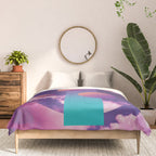 Vaporwave sky 3 / Circles / 80s / 90s / aesthetic Comforter Gallery Image 3