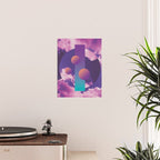 Vaporwave sky 3 / Circles / 80s / 90s / aesthetic Poster Gallery Image 2