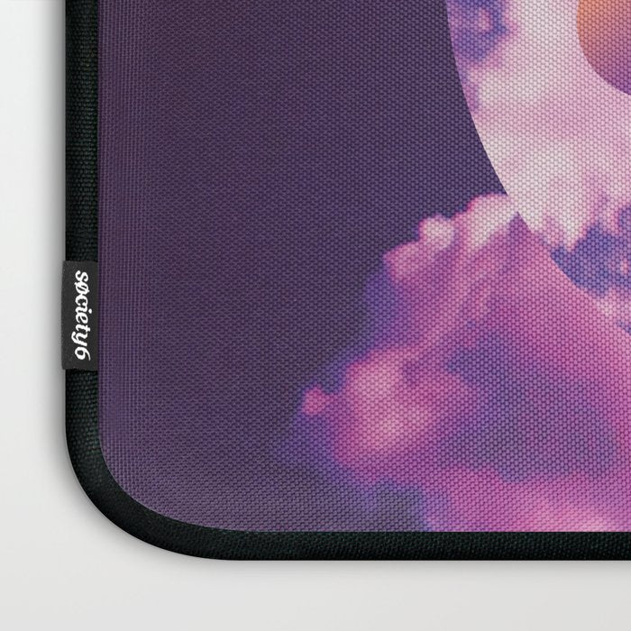 Vaporwave sky 3 / Circles / 80s / 90s / aesthetic Laptop Sleeve Gallery Image 3