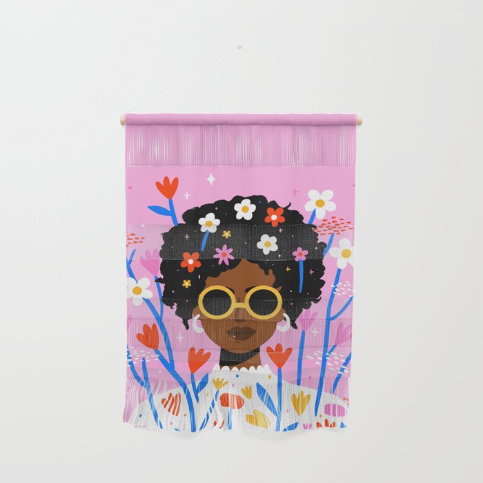 Bloom Where You Are Planted Pink Wall Hanging Gallery Image 1