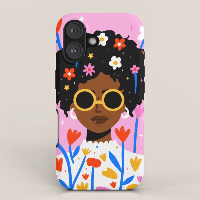 Bloom Where You Are Planted Pink iPhone Case Gallery Image 1