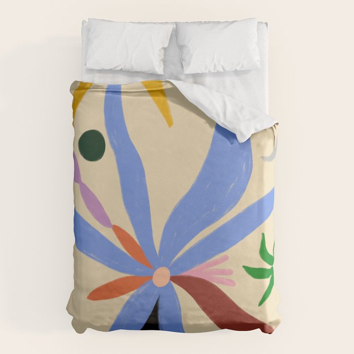 FLOWERS IN MY HEAD Duvet Cover Gallery Image 1