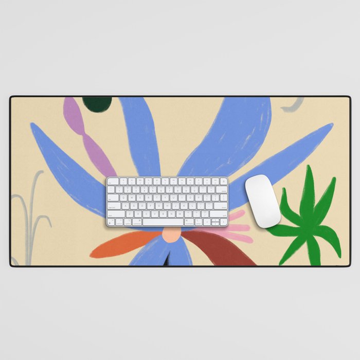 FLOWERS IN MY HEAD Desk Mat Gallery Image 1