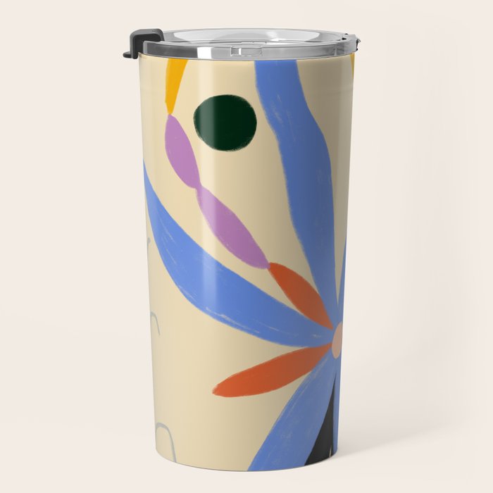 FLOWERS IN MY HEAD Travel Mug Gallery Image 3