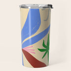 FLOWERS IN MY HEAD Travel Mug Gallery Image 2