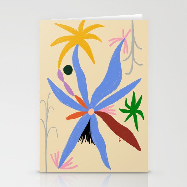 FLOWERS IN MY HEAD Stationery Card Gallery Image 2