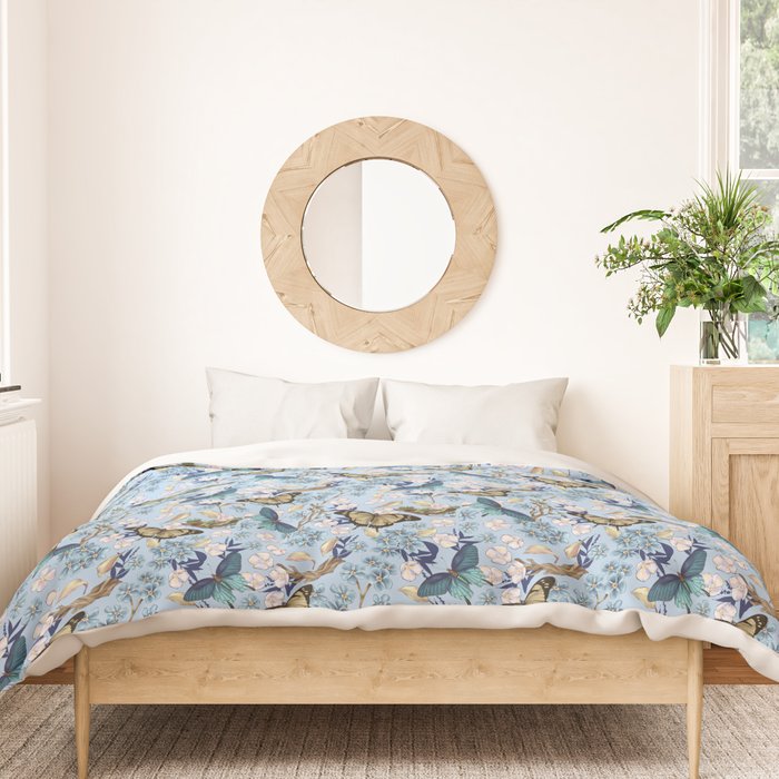 Springtime Flutter Bliss Duvet Cover Gallery Image 3
