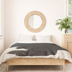 Mid Century Modern Minimalist Abstract Art Brush Strokes Black & White Ink Art Colorfield Duvet Cover Gallery Image 3