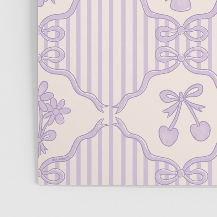 Eloise Print in Lavender Poster Gallery Image 3