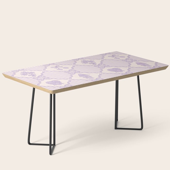 Eloise Print in Lavender Coffee Table Gallery Image 1
