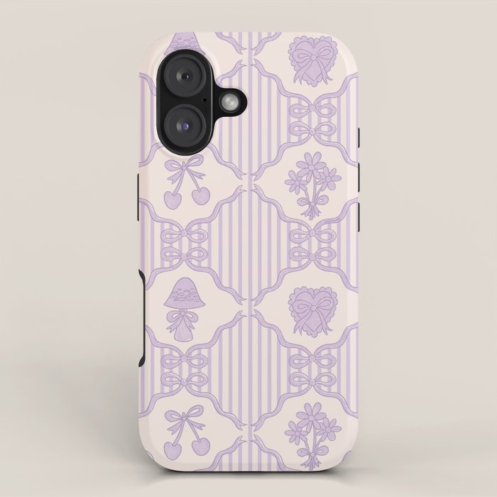 Eloise Print in Lavender iPhone Case Gallery Image 1