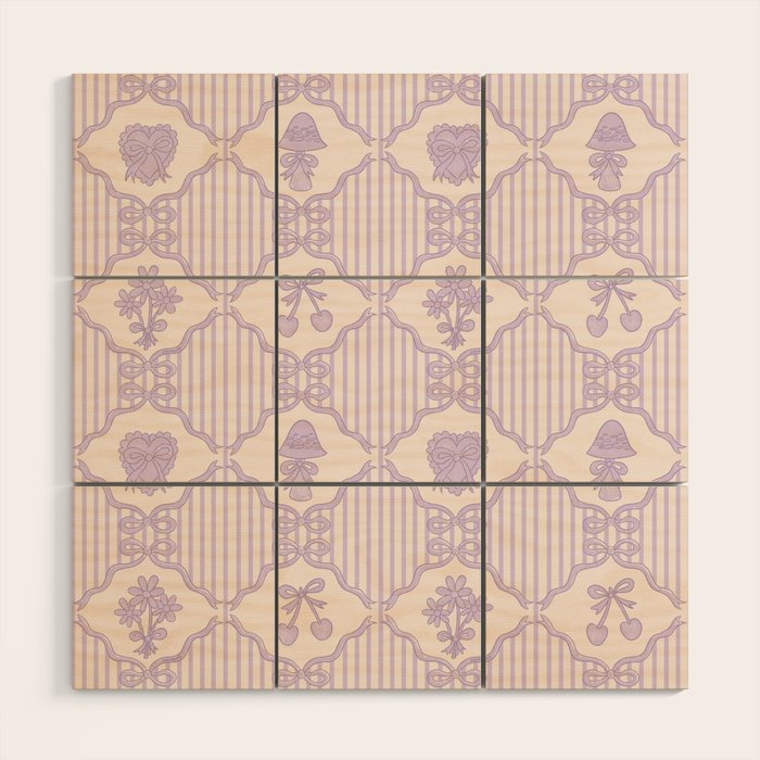 Eloise Print in Lavender Wood Wall Art Gallery Image 1