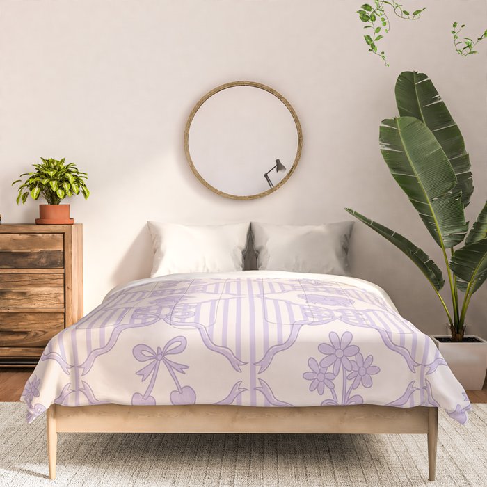 Eloise Print in Lavender Comforter Gallery Image 3