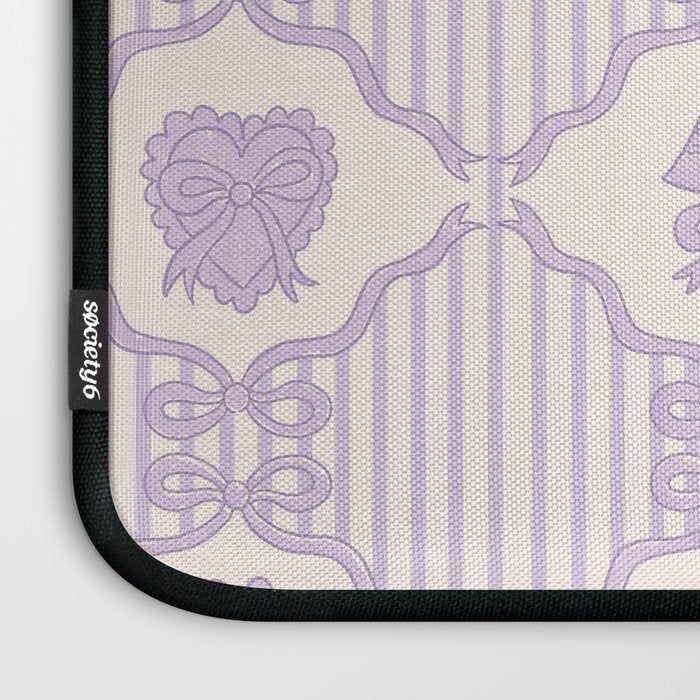 Eloise Print in Lavender Laptop Sleeve Gallery Image 3