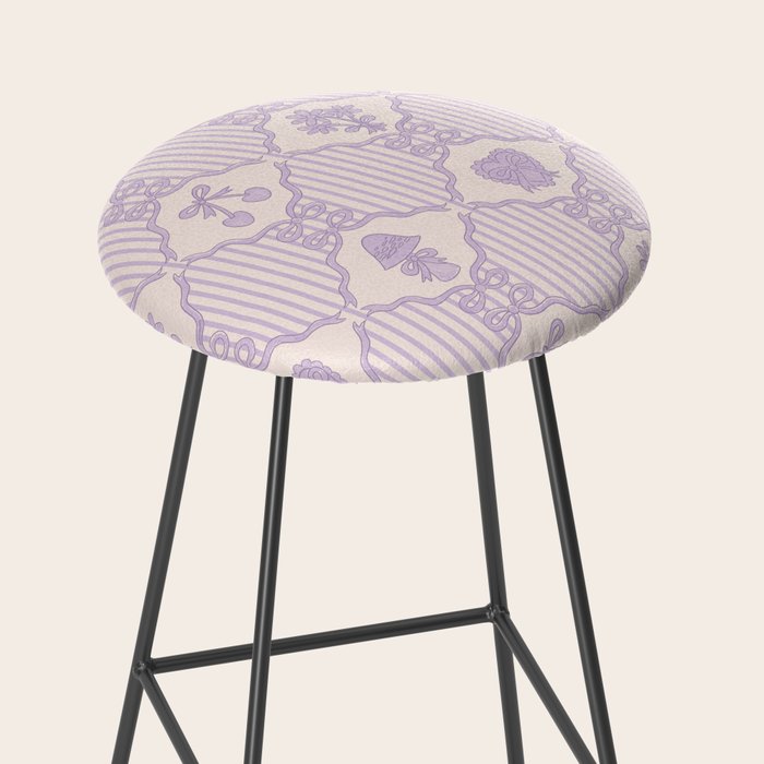Eloise Print in Lavender Stool Gallery Image 2