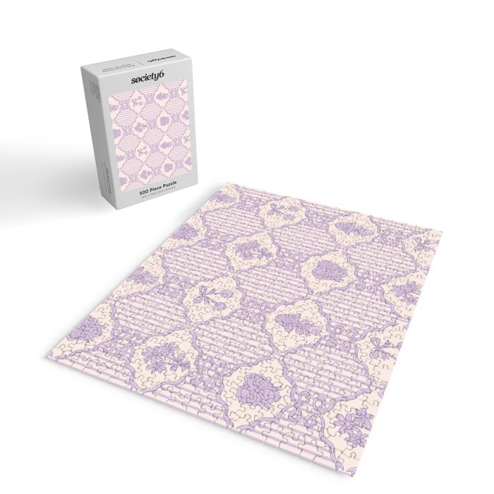 Eloise Print in Lavender Jigsaw Puzzle Gallery Image 2