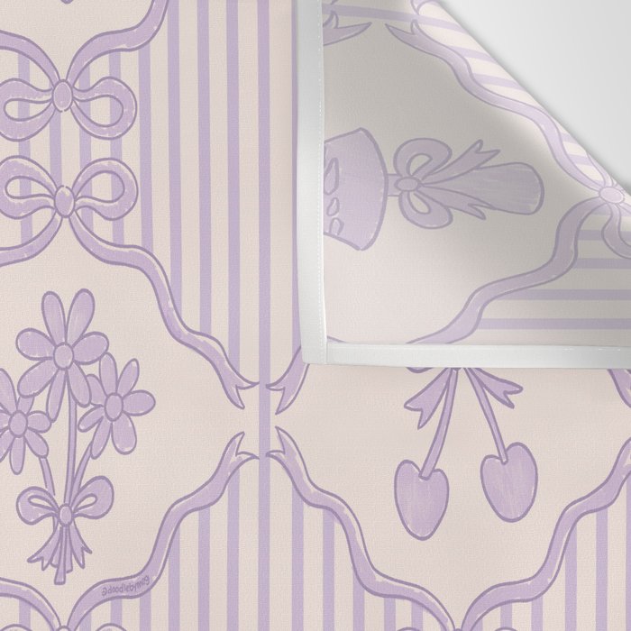 Eloise Print in Lavender Wall Tapestry Gallery Image 3