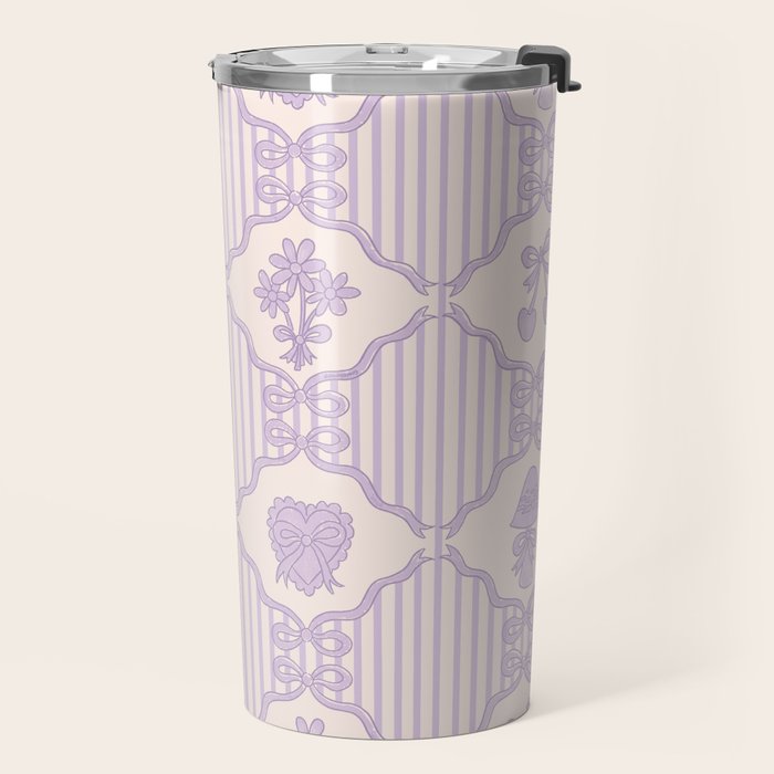 Eloise Print in Lavender Travel Mug Gallery Image 2