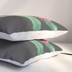 Flowers in Black Vase 3 Pillow Sham Gallery Image 3