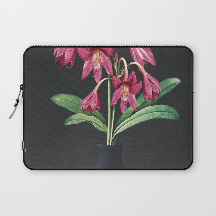 Flowers in Black Vase 3 Laptop Sleeve Gallery Image 1