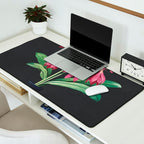Flowers in Black Vase 3 Desk Mat Gallery Image 2