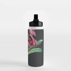Flowers in Black Vase 3 Water Bottle Gallery Image 2