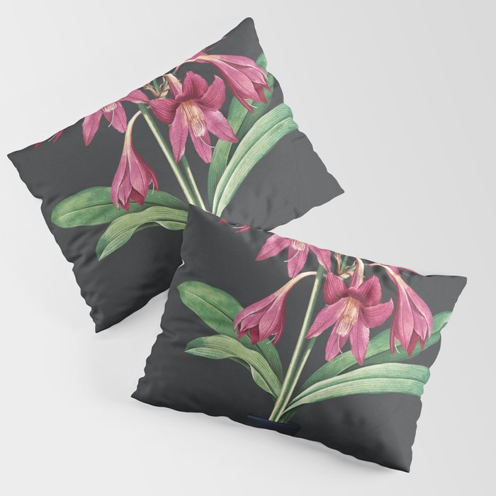 Flowers in Black Vase 3 Pillow Sham Gallery Image 3