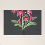 Flowers in Black Vase 3 Welcome Mat Gallery Image 1