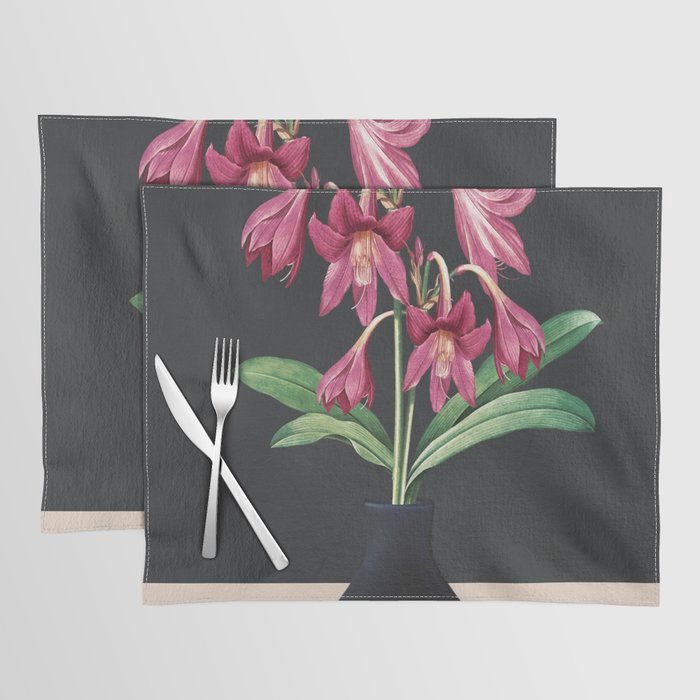 Flowers in Black Vase 3 Placemat Gallery Image 1