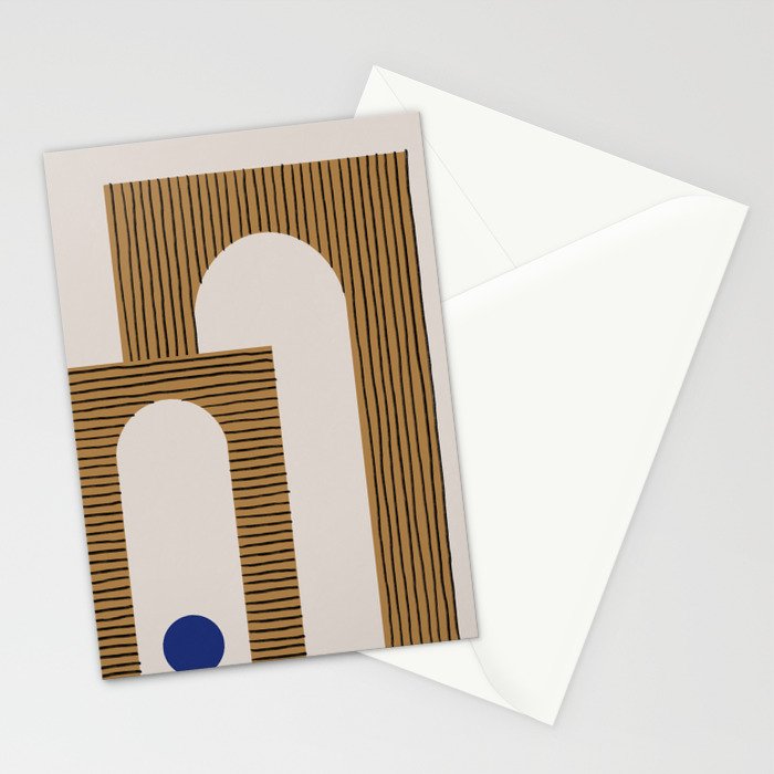 Blue Circle #3 Stationery Card Gallery Image 2