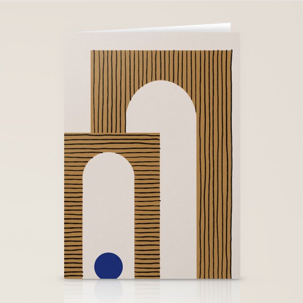 Blue Circle #3 Stationery Card Gallery Image 2