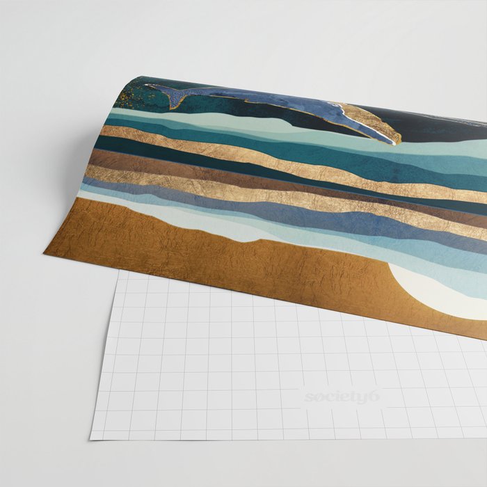 Moonlit Whales Wrapping Paper Gallery Image 2