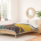 mid century bauhaus geometry abstract 2020 Duvet Cover Gallery Image 2