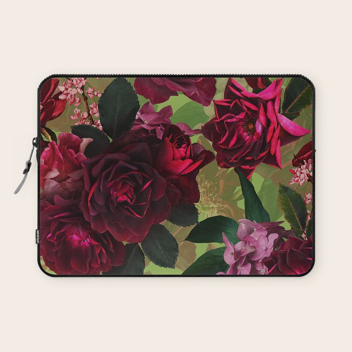 Vintage & Shabby Chic - Botanical Roses Summer Garden   Laptop Sleeve Gallery Image 1