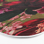 Vintage & Shabby Chic - Botanical Roses Summer Garden   Bath Mat Gallery Image 3