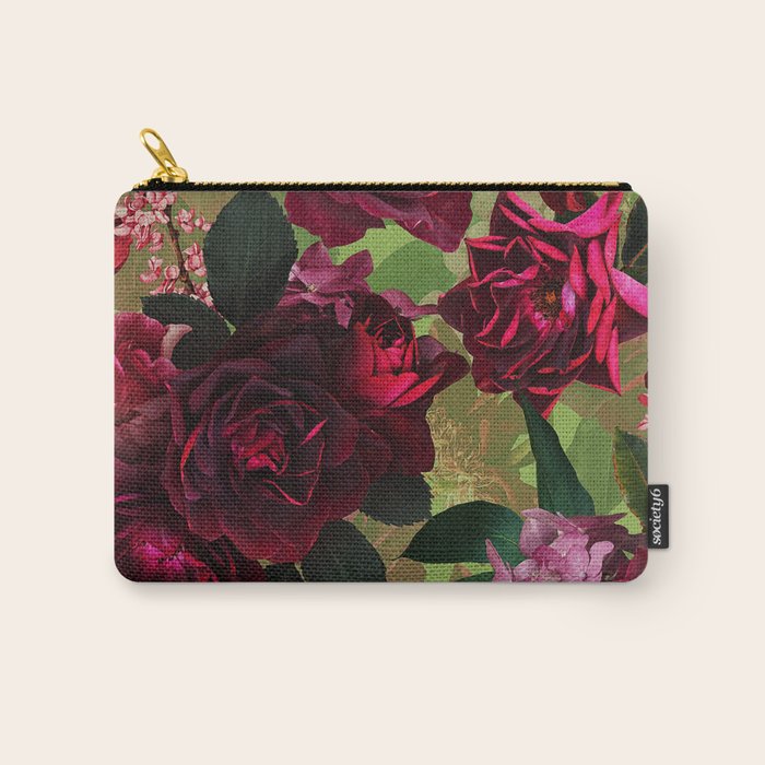 Vintage & Shabby Chic - Botanical Roses Summer Garden   Carry All Pouch Gallery Image 1