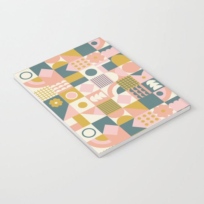 Mid Century Squares Notebook Gallery Image 3