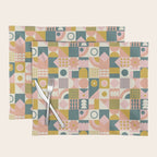 Mid Century Squares Placemat Gallery Image 1