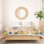 Mid Century Squares Duvet Cover Gallery Image 3
