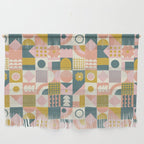 Mid Century Squares Wall Hanging Gallery Image 1