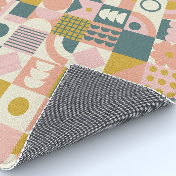 Mid Century Squares Rug Gallery Image 4