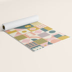 Mid Century Squares Yoga Mat Gallery Image 2