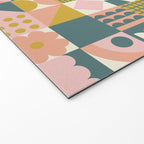 Mid Century Squares Welcome Mat Gallery Image 2